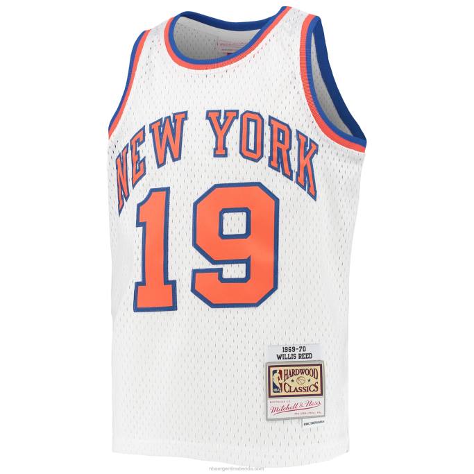 NBA 0F6D16859 camiseta new york knicks willis reed mitchell & ness blanco 1969-70 hardwood classics swingman