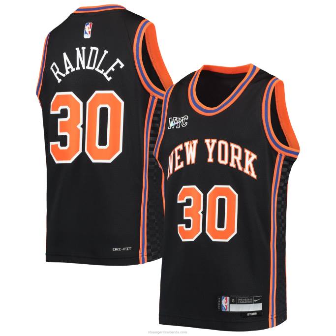 NBA 0F6D16990 camiseta new york knicks julius randle nike swingman negro