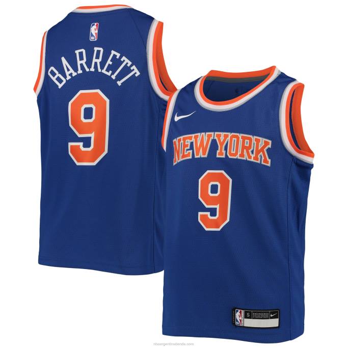 NBA 0F6D17133 camiseta new york knicks rj barrett nike royal swingman