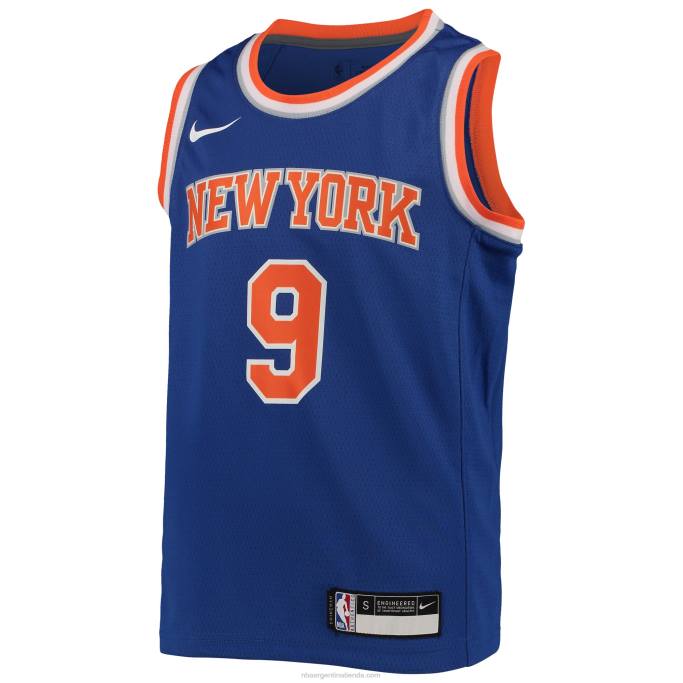 NBA 0F6D17133 camiseta new york knicks rj barrett nike royal swingman
