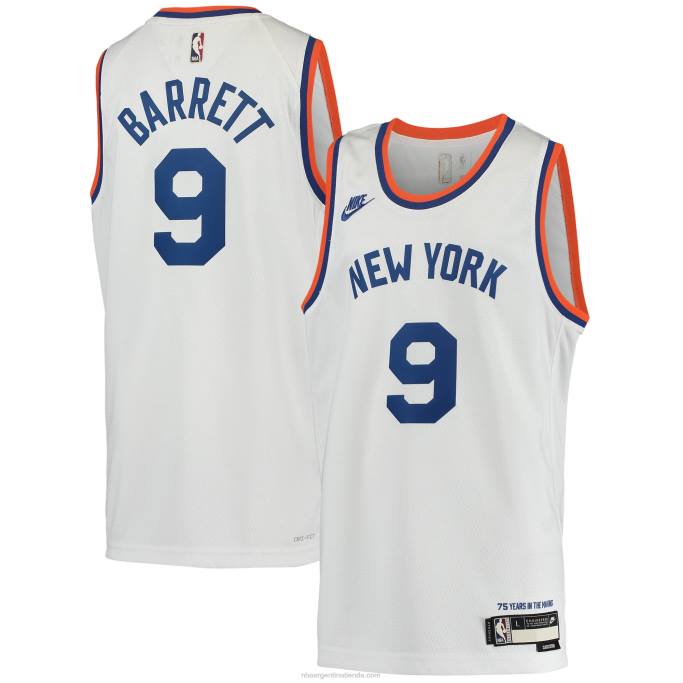 NBA 0F6D17461 Camiseta New York Knicks Rj Barrett Nike Swingman Player Blanco