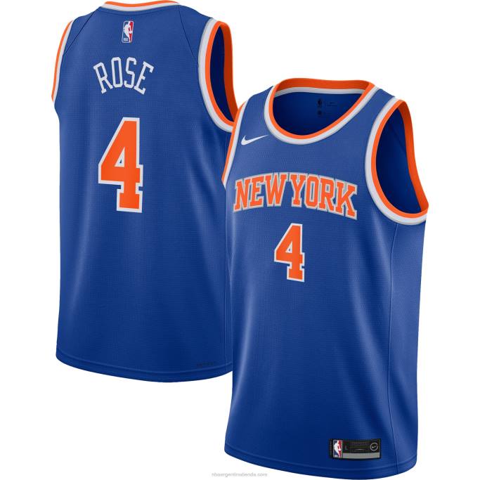 NBA 0F6D17617 camiseta new york knicks derrick rose nike azul swingman