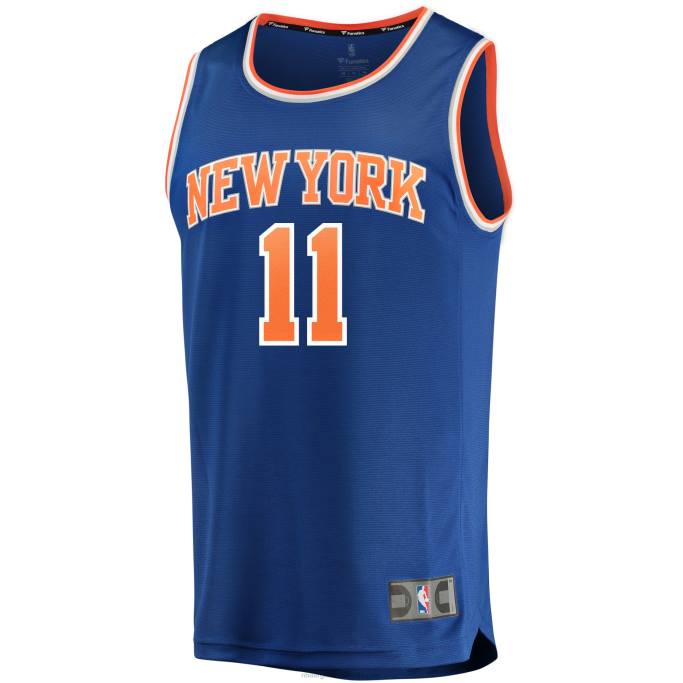 NBA 0F6D17686 New York Knicks Frank Ntilikina Réplica de camiseta Royal Fast Break