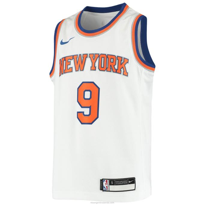 NBA 0F6D17996 camiseta new york knicks rj barrett nike blanca swingman
