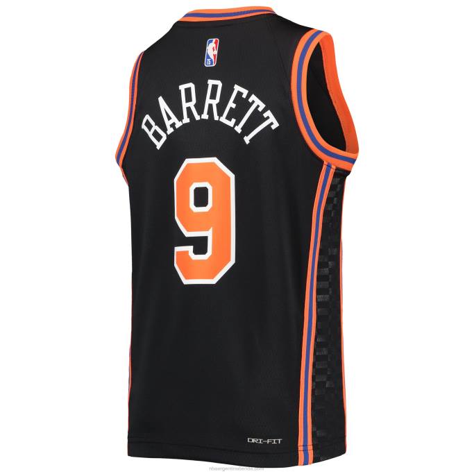 NBA 0F6D18200 camiseta new york knicks rj barrett nike negro swingman
