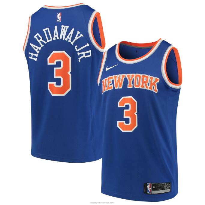 NBA 0F6D19239 los knicks de nueva york tim hardaway jr. camiseta nike azul swingman