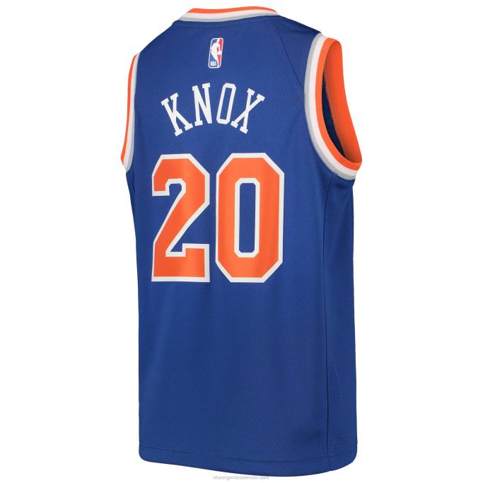 NBA 0F6D19692 camiseta new york knicks kevin knox nike azul equipo swingman