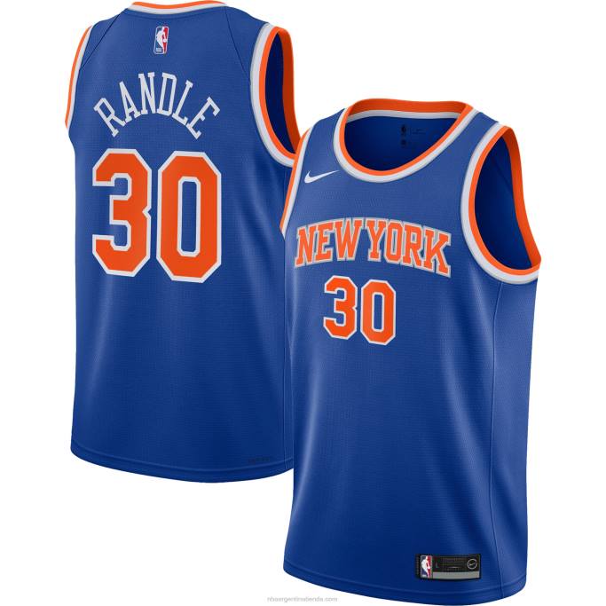 NBA 0F6D19732 camiseta new york knicks julius randle nike azul swingman