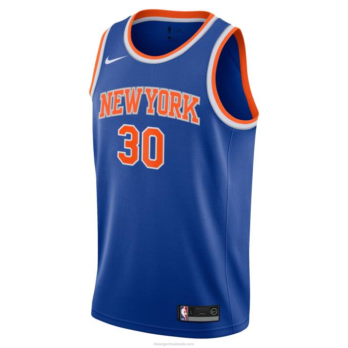 NBA 0F6D19732 camiseta new york knicks julius randle nike azul swingman