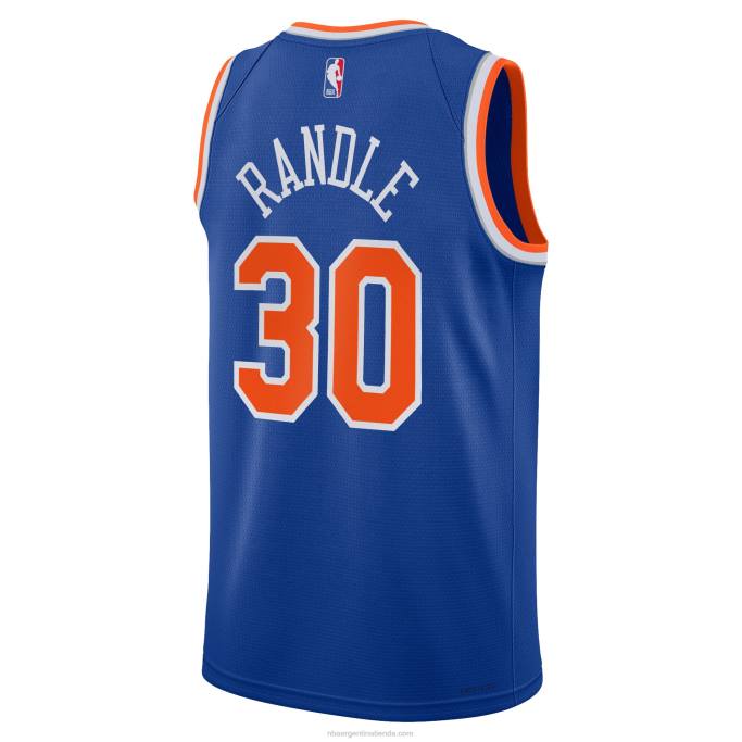 NBA 0F6D19732 camiseta new york knicks julius randle nike azul swingman