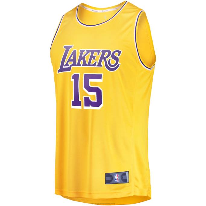 NBA 0F6D16711 los angeles lakers austin reaves oro fast break player jersey