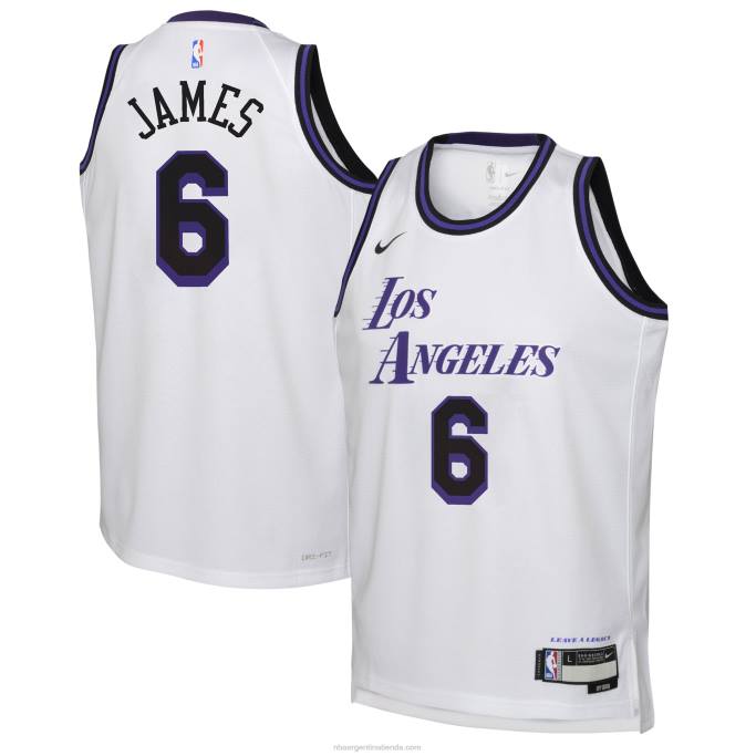 NBA 0F6D16736 camiseta los angeles lakers lebron james nike swingman blanca