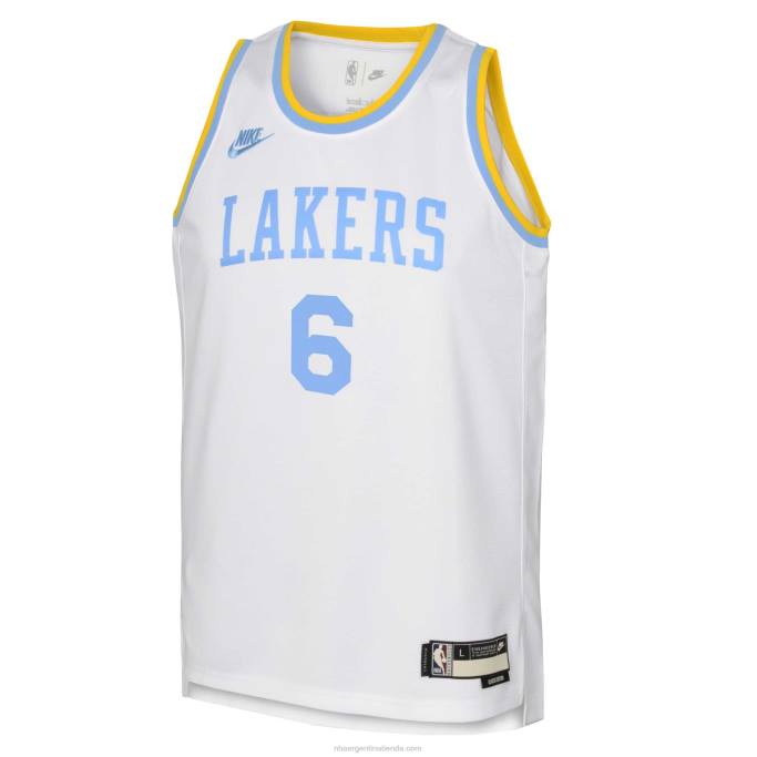 NBA 0F6D16741 camiseta los angeles lakers lebron james nike swingman blanca
