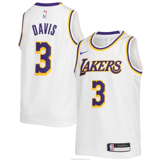 NBA 0F6D17713 camiseta los angeles lakers anthony davis nike blanca swingman