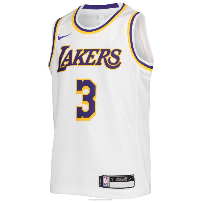 NBA 0F6D17713 camiseta los angeles lakers anthony davis nike blanca swingman