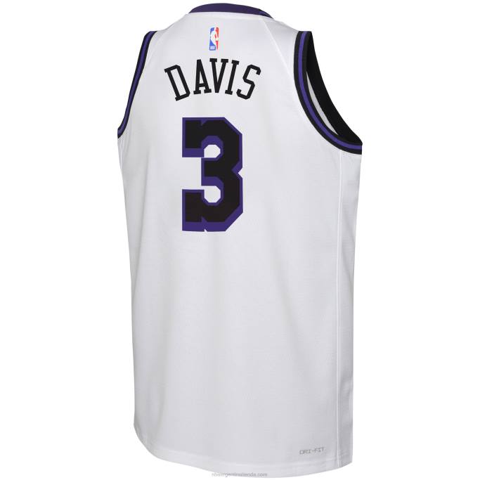 NBA 0F6D18003 camiseta los angeles lakers anthony davis nike blanca swingman
