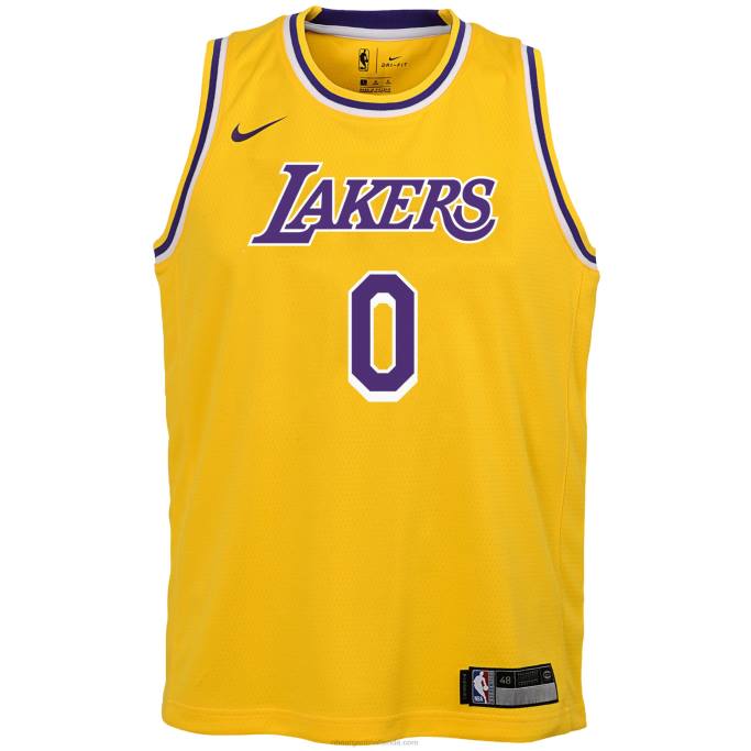 NBA 0F6D18381 los angeles lakers russell westbrook nike oro swingman camiseta