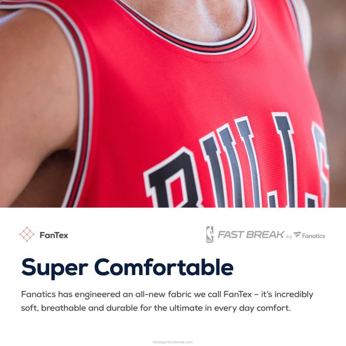 NBA 0F6D16712 réplica personalizada de la camiseta roja de los toros de chicago