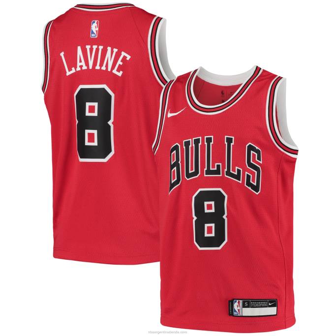NBA 0F6D16761 camiseta chicago bulls zach lavine nike rojo swingman