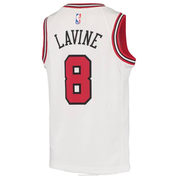 NBA 0F6D16816 camiseta chicago bulls zach lavine nike blanca swingman