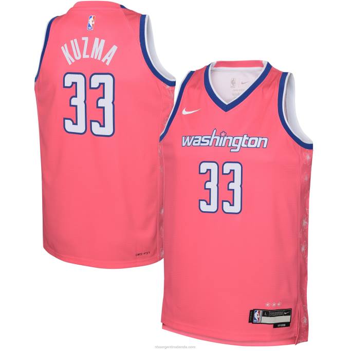 NBA 0F6D16936 camiseta nike rosa swingman kyle kuzma de los magos de washington