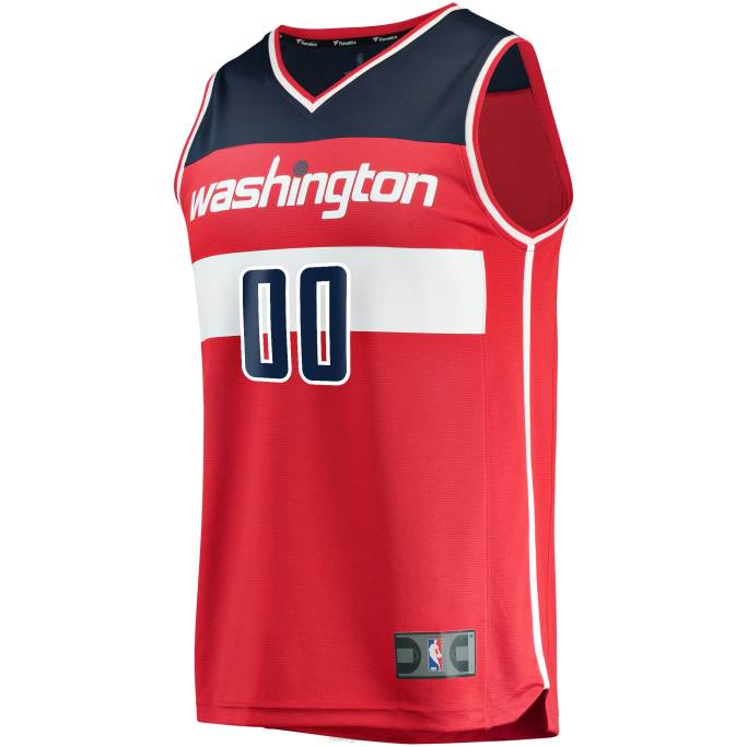 NBA 0F6D16995 Washington Wizards Red Fast Break Réplica de camiseta personalizada
