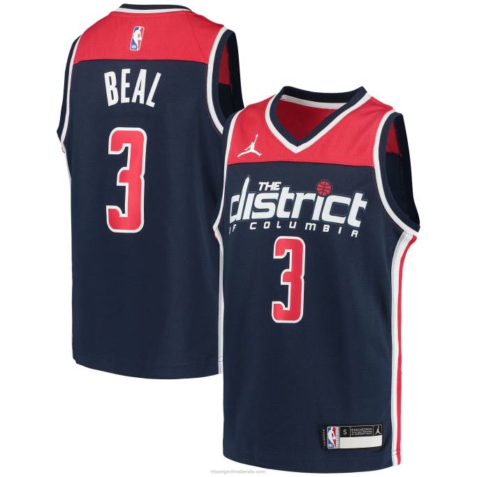 NBA 0F6D17565 Washington Wizards bradley beal jordan marca azul marino swingman jugador jersey