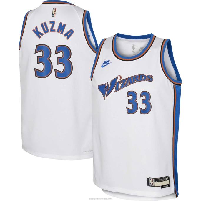 NBA 0F6D17624 camiseta nike blanca swingman kyle kuzma de los magos de washington
