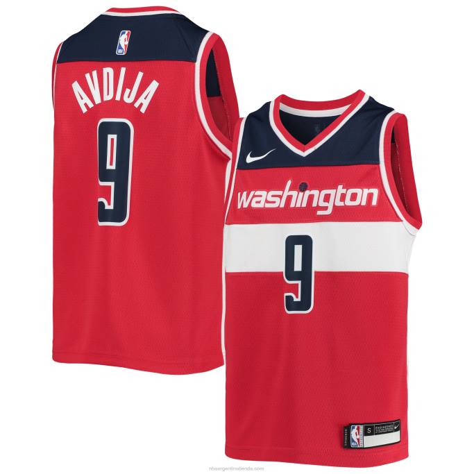 NBA 0F6D17827 Camiseta Washington Wizards Deni Avdija Nike Swingman Roja