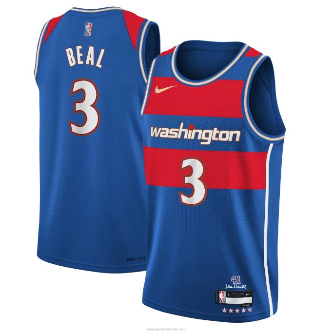 NBA 0F6D18100 camiseta de los magos de washington bradley beal nike royal swingman