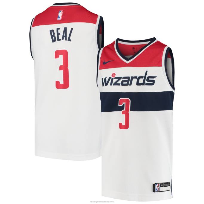 NBA 0F6D18271 Camiseta Washington Wizards Bradley Beal Nike Blanco Swingman