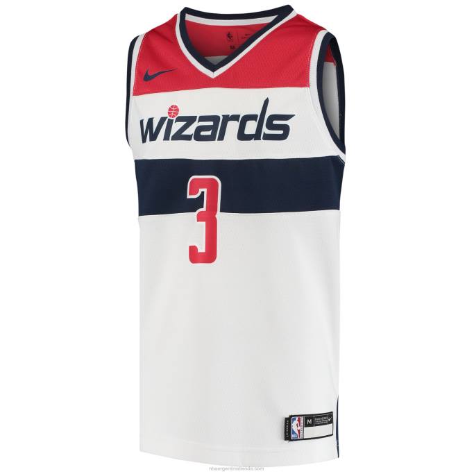 NBA 0F6D18271 Camiseta Washington Wizards Bradley Beal Nike Blanco Swingman