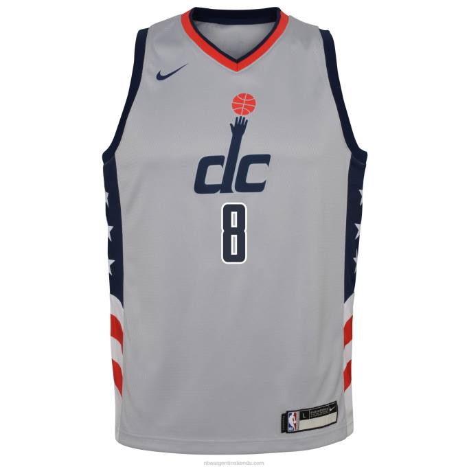 NBA 0F6D18667 Camiseta Washington Wizards Rui Hachimura Nike Swingman Gris