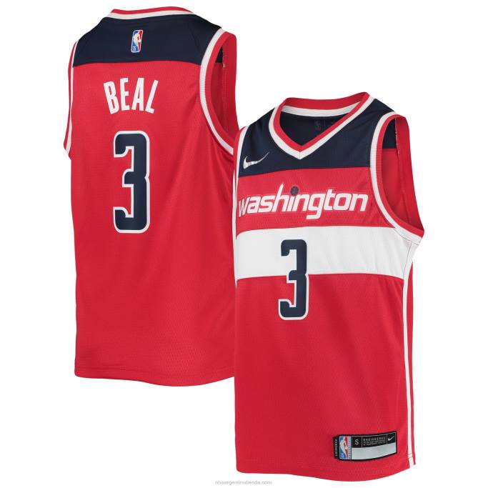 NBA 0F6D18855 camiseta de los magos de washington bradley beal nike rojo diamante swingman
