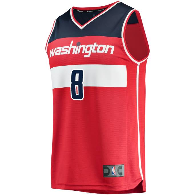 NBA 0F6D19267 Washington Wizards Rui Hachimura Réplica roja Jersey Fast Break