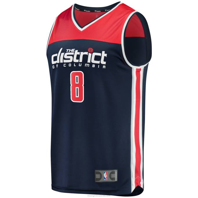 NBA 0F6D19346 Washington Wizards Rui Hachimura Navy Fast Break Réplica playera del equipo