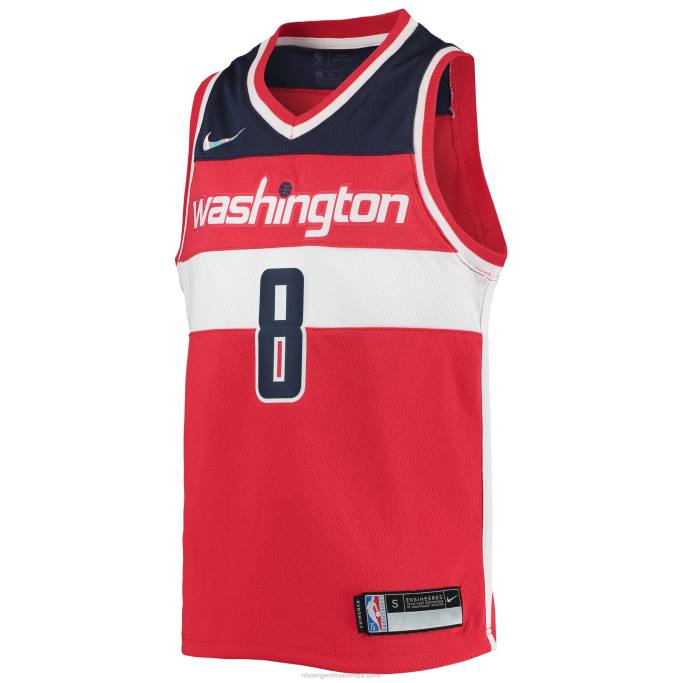 NBA 0F6D19363 camiseta de los magos de washington rui hachimura nike rojo diamante swingman
