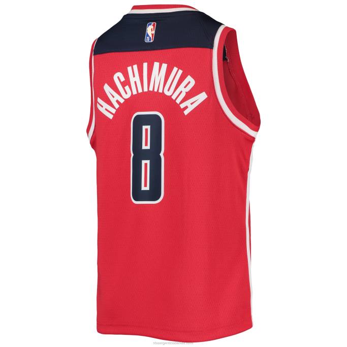 NBA 0F6D19363 camiseta de los magos de washington rui hachimura nike rojo diamante swingman