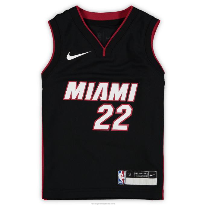 NBA 0F6D17251 Preescolar miami calor jimmy mayordomo nike jersey negro