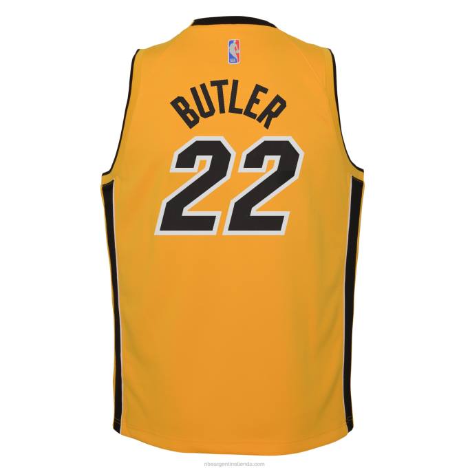 NBA 0F6D17577 miami heat jimmy butler nike trofeo oro jugador swingman camiseta - edición ganada