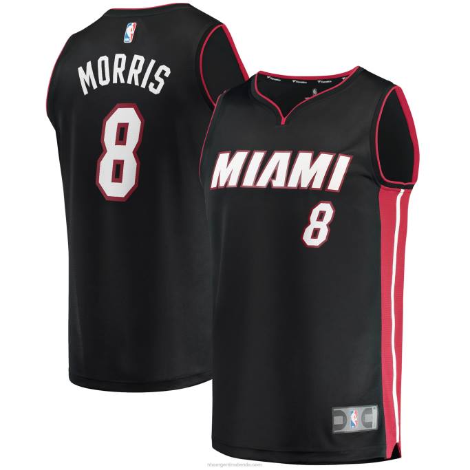 NBA 0F6D18625 camiseta miami heat markieff morris réplica fast break negra