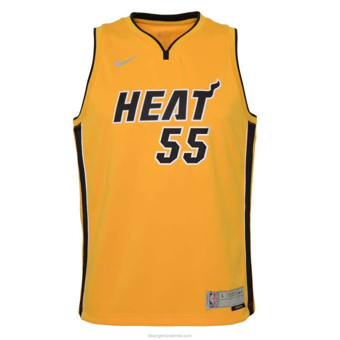 NBA 0F6D18665 miami heat duncan robinson nike trofeo oro jugador swingman camiseta - edición ganada
