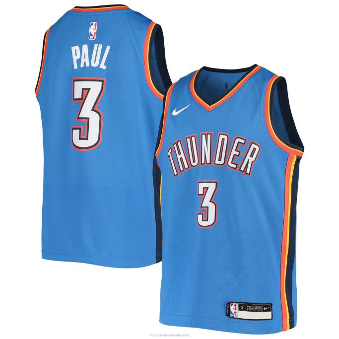 NBA 0F6D18730 camiseta oklahoma city thunder chris paul nike azul equipo swingman