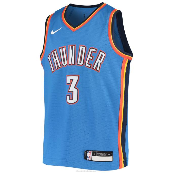 NBA 0F6D18730 camiseta oklahoma city thunder chris paul nike azul equipo swingman