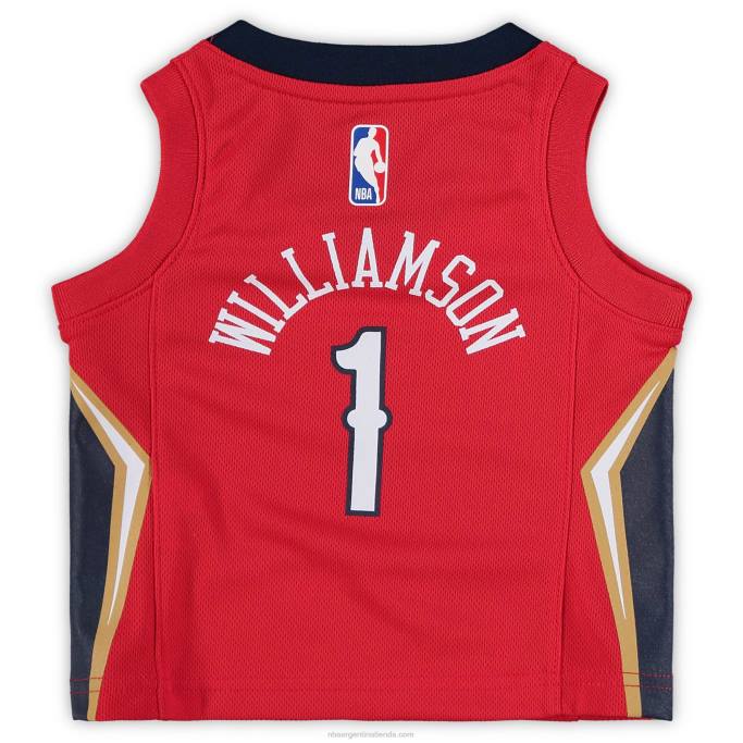 NBA 0F6D17480 Nueva orleans pelícanos zion williamson jordan marca jersey rojo