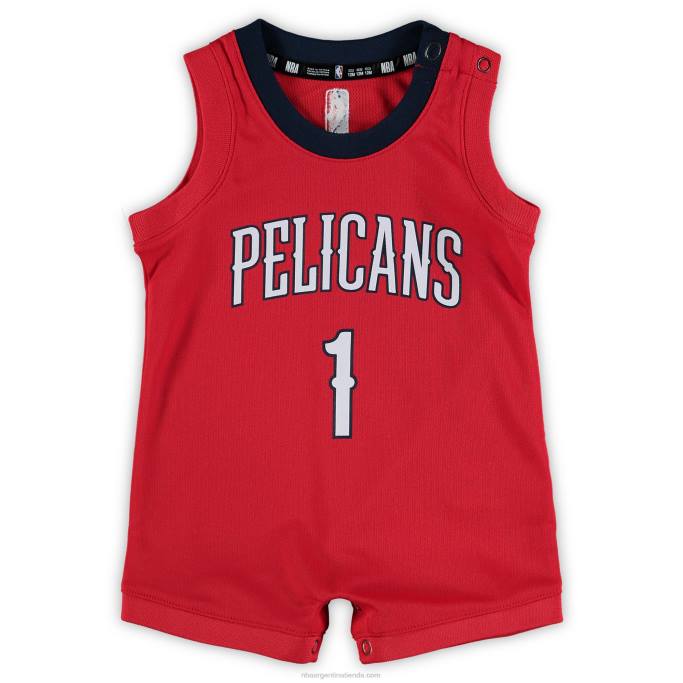 NBA 0F6D17573 New Orleans Pelicans Zion Williamson Nike réplica de camiseta roja