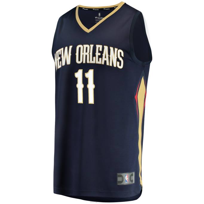NBA 0F6D17616 New Orleans Pelicans Dyson Daniels Draft de la Marina Primera Ronda Pick Fast Break Réplica Jersey
