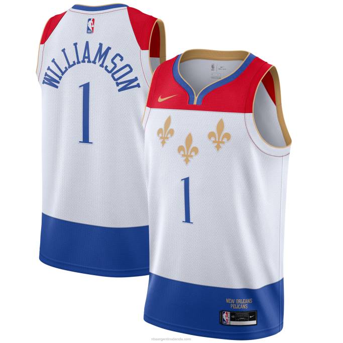 NBA 0F6D18118 camiseta new orleans pelicans zion williamson nike blanca swingman
