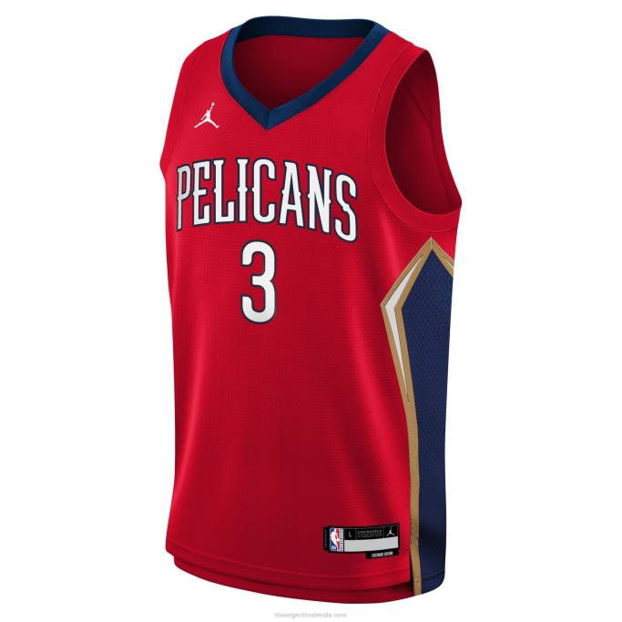 NBA 0F6D18184 pelícanos de nueva orleans c.j. camiseta roja swingman de la marca jordan mccollum