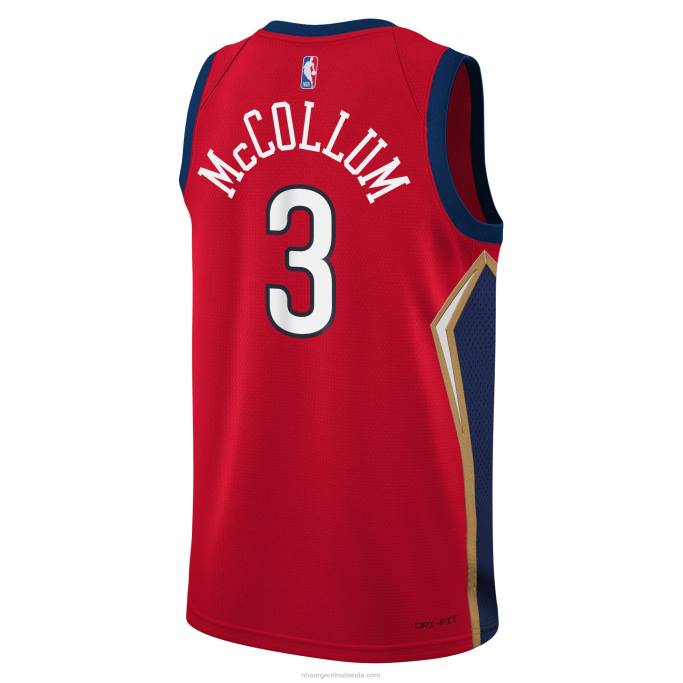 NBA 0F6D18184 pelícanos de nueva orleans c.j. camiseta roja swingman de la marca jordan mccollum